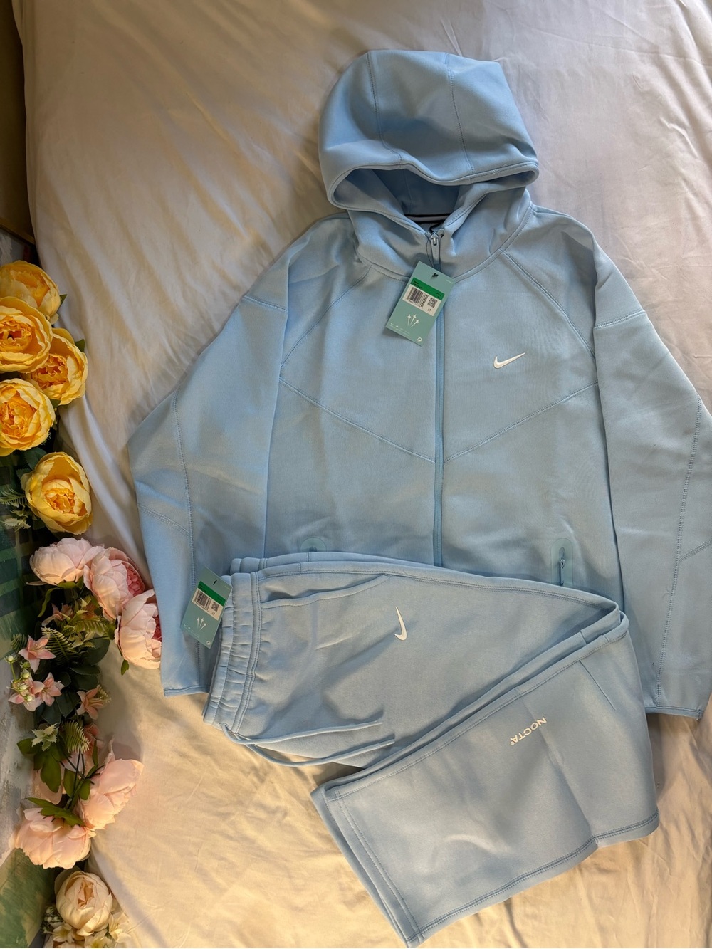 Nike NOCTA Tracksuit blue hoodie and sweatpants, XL